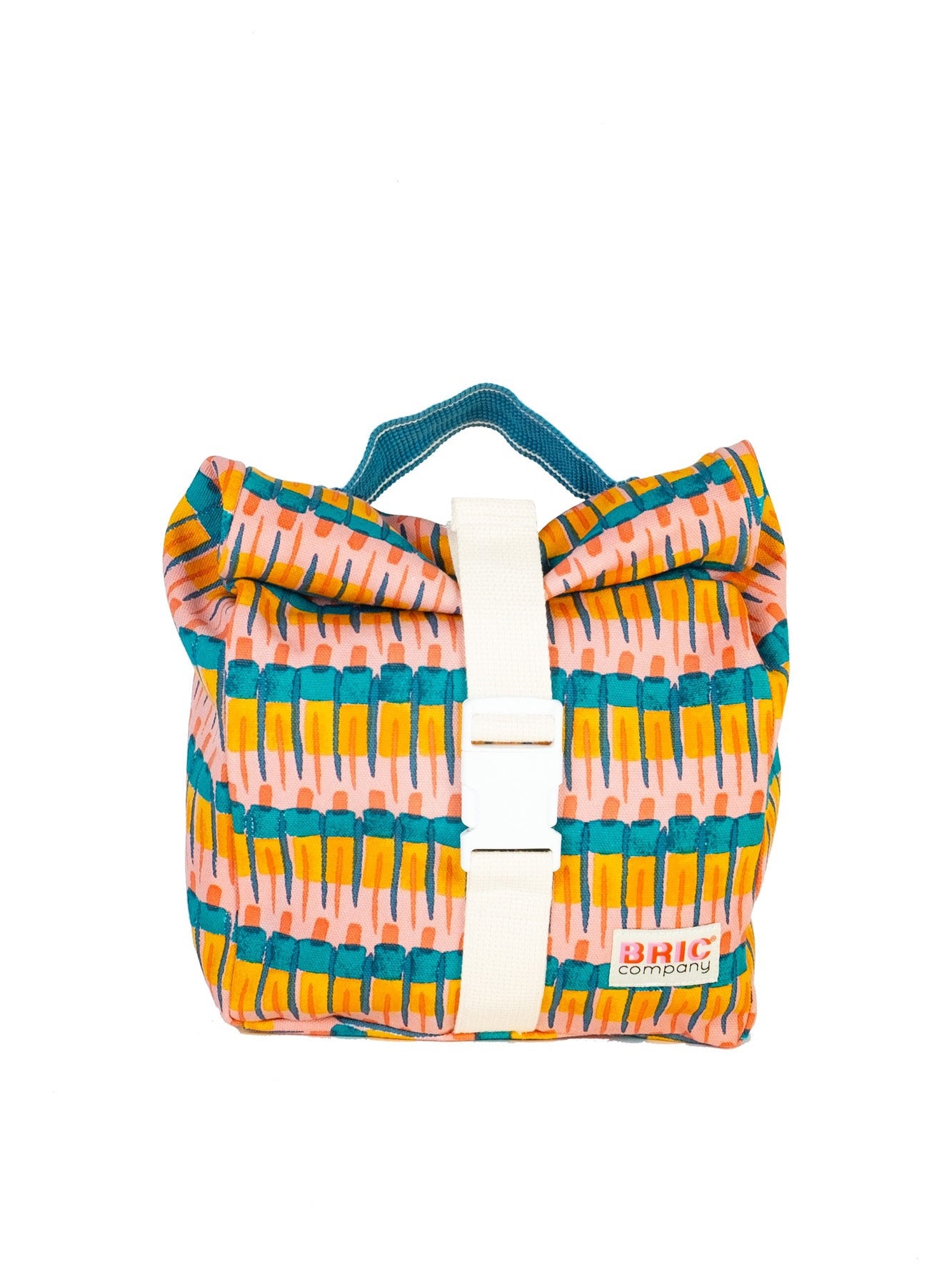 Kids Lunch bag in Row of Soldiers print Bric Collab-Humphries and Begg