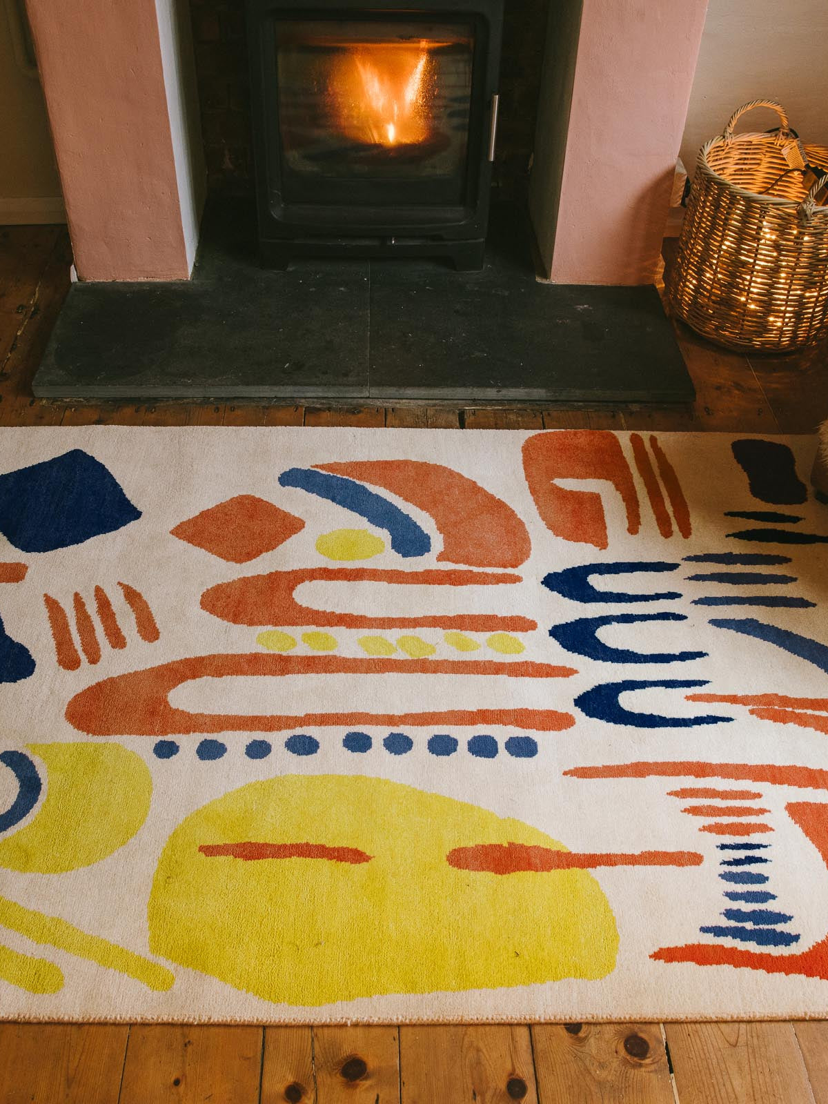 Tufted Wool Rug in Circus-Humphries and Begg