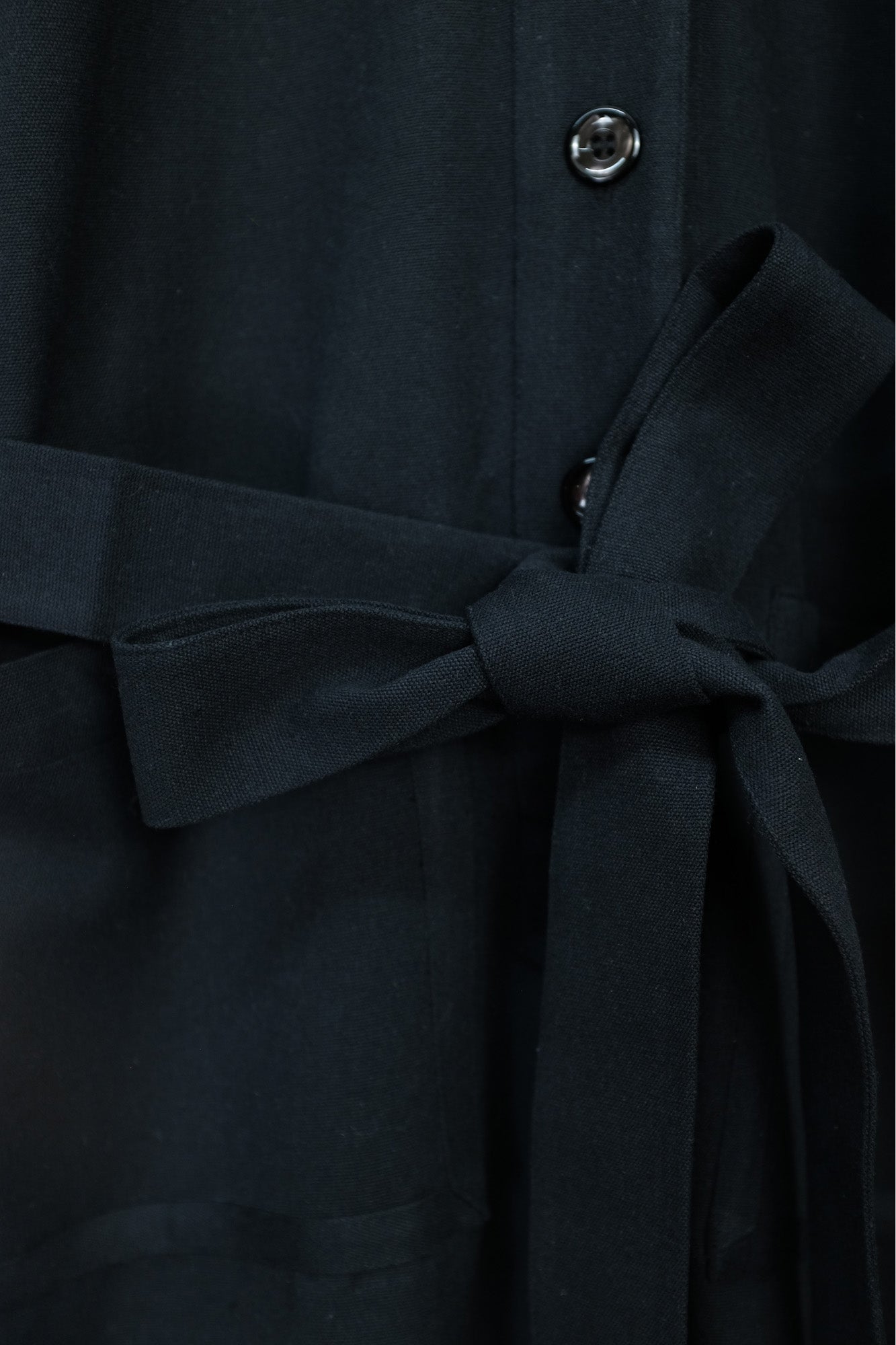 Playsuit in Black Recycled cotton-Humphries and Begg