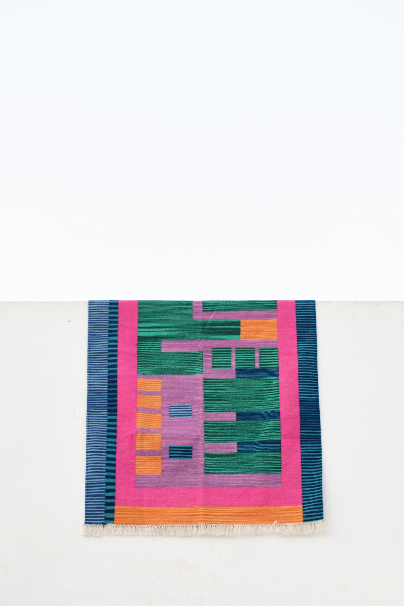 Wool Rug in Flamingo-Humphries and Begg