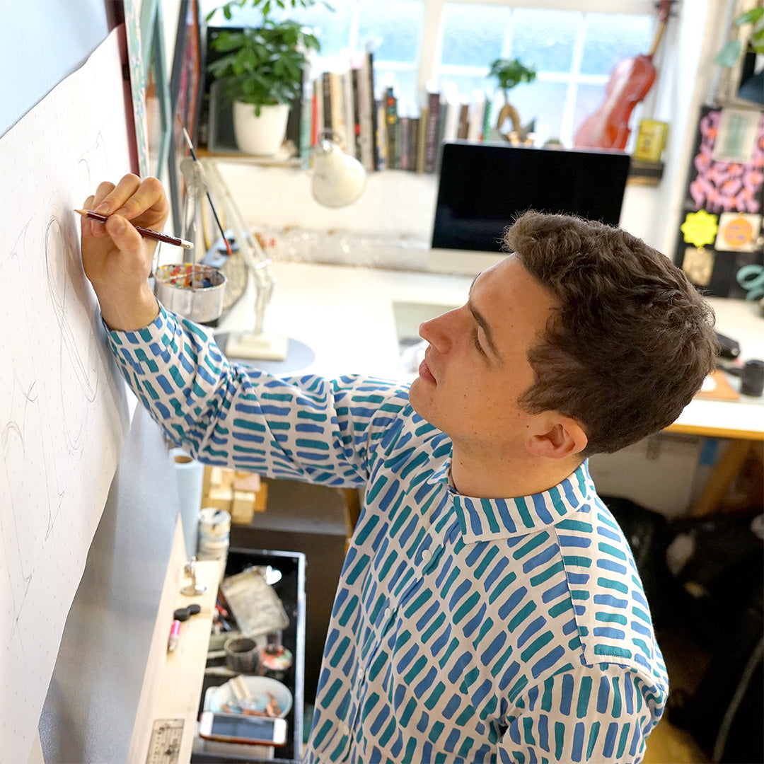 Portrait Six - Sign Writer Archie Proudfoot at his Studio in Manor House, London