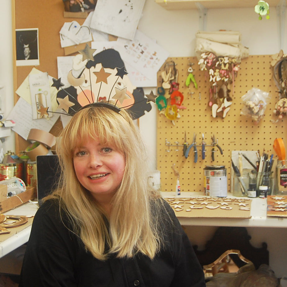 Portrait Eight - Jewellery Designer and Illustrator Lou Clarke at her Studio in Leigh - On - Sea, Essex
