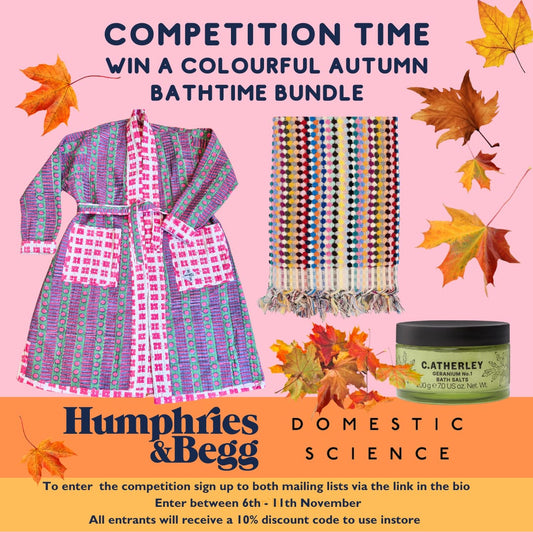 Humphries & Begg X Domestic Science Bath Time Bundle Competition!