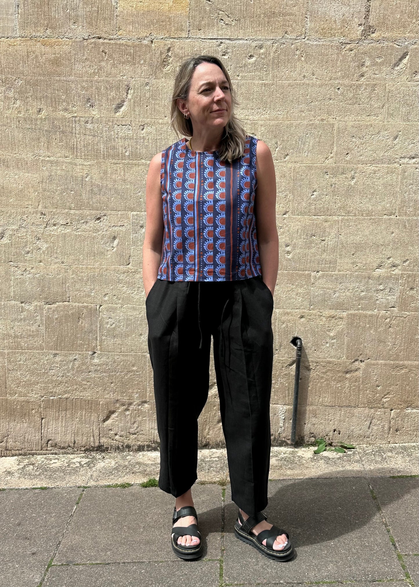 Bex Vest 'Burgundy Bead'