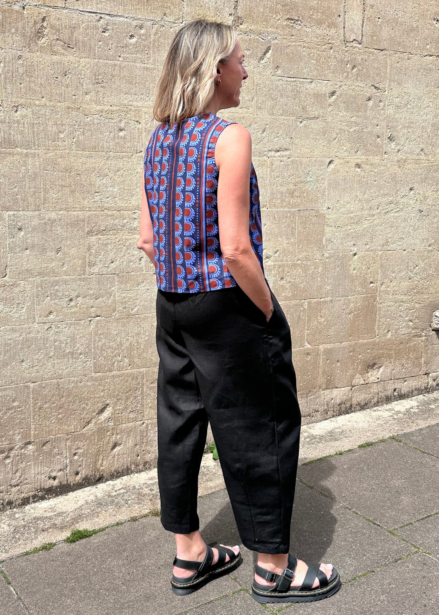 Bex Vest 'Burgundy Bead'