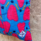Quilted Tote Bag in 'Blue Honey Heart'