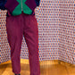 Cord Trouser 'Plum'