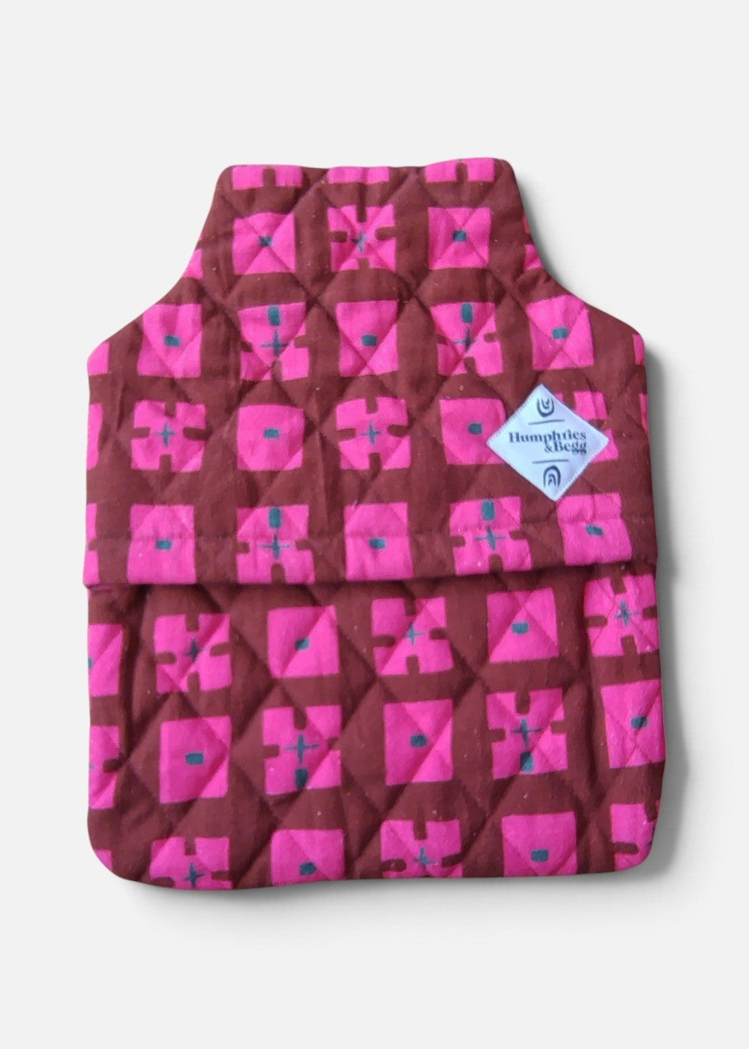 Hot Water Bottle Cover - Quilted Cotton  - 4 designs