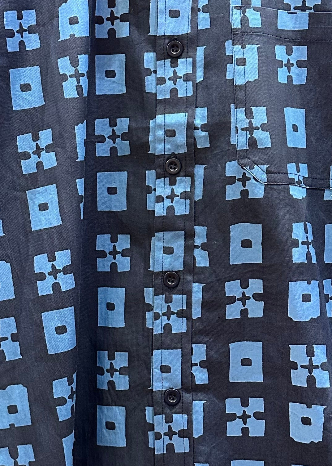 Robbie Shirt in ‘Indigo Check’