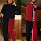 Unisex Patchwork Cord Trouser