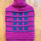 Hot Water Bottle Cover: 'Pink Chess Set'