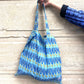 Giant Tote Bag in 'Light Blue Jump'