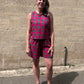 Cindy Shorts 'Splash of Orange'