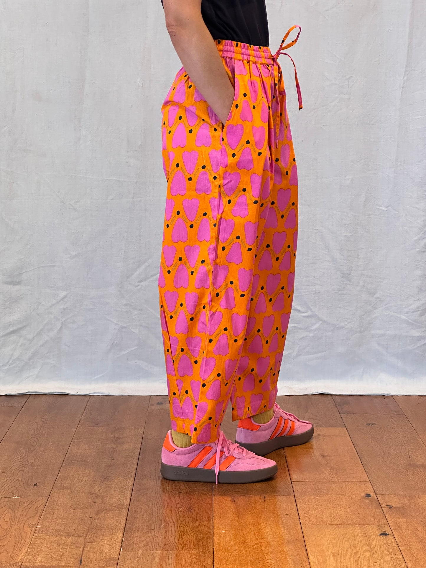 Anko Trousers in 'Orange Honey Heart'