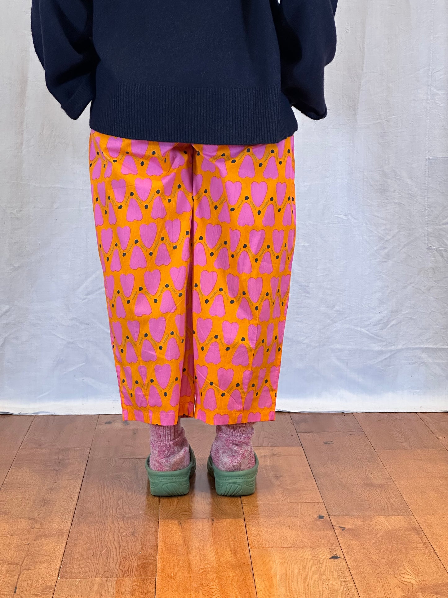 Anko Trousers in 'Orange Honey Heart'