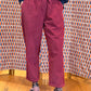 Cord Trouser 'Plum'