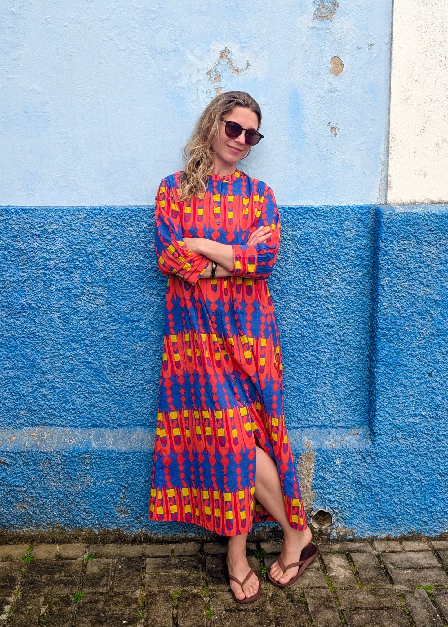 Beachy Gown in 'Waterfall'