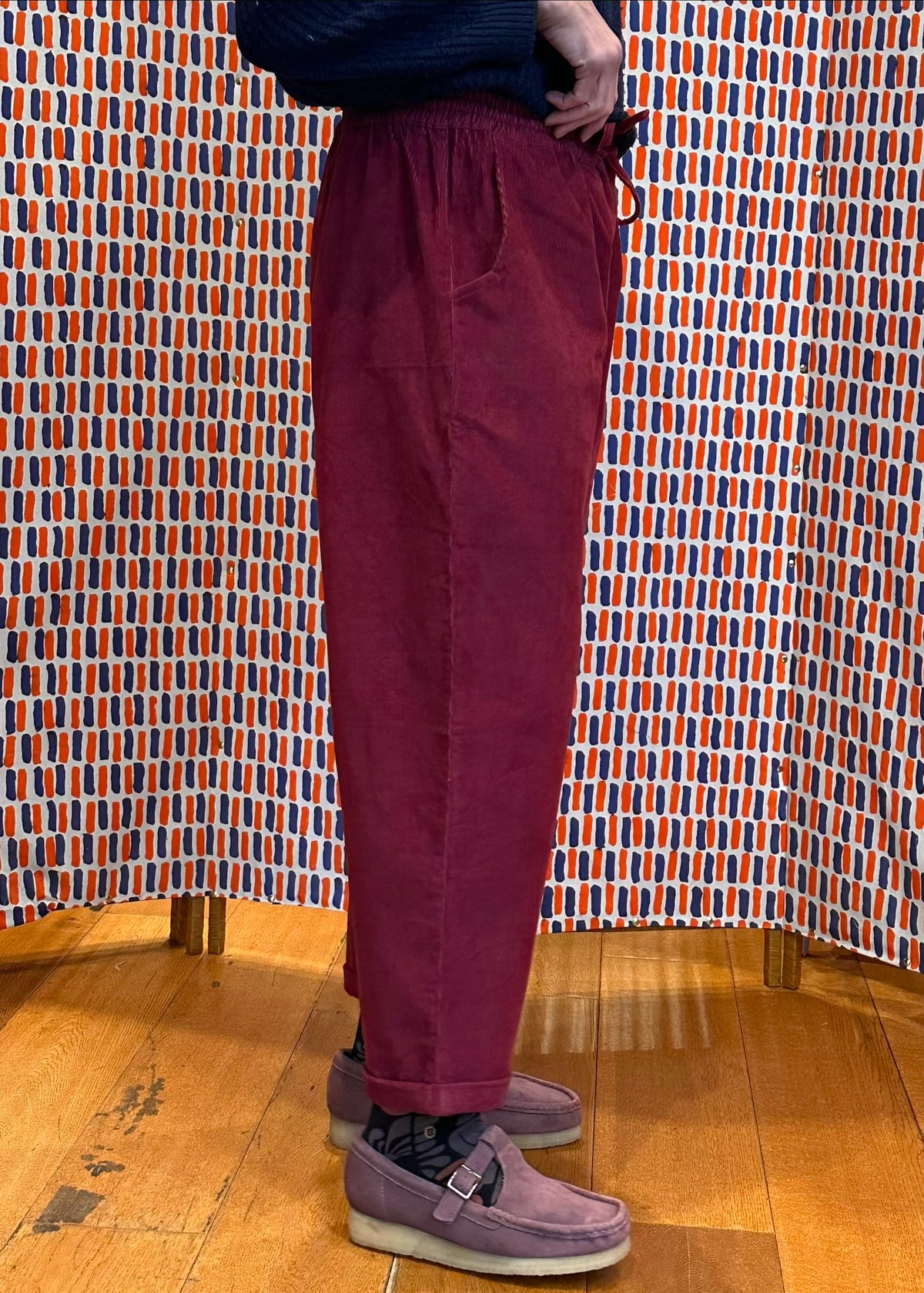 Cord Trouser 'Plum'