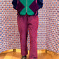 Cord Trouser 'Plum'