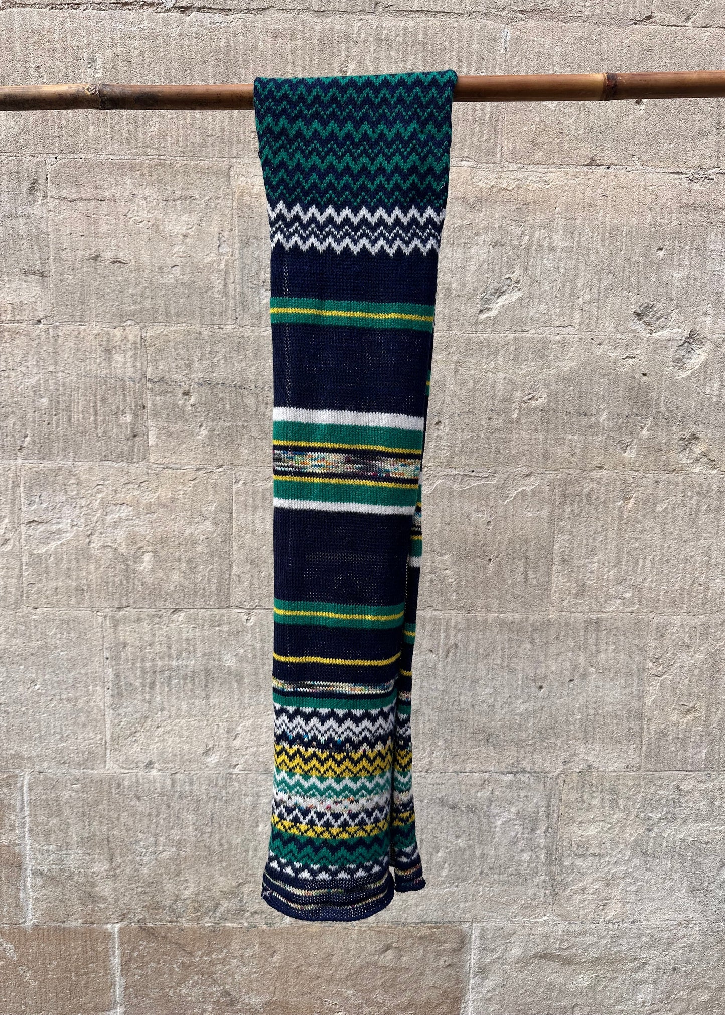 Set Lambswool Scarf: 'Multi Colour Chess'