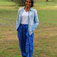 Anko Trousers in 'Blue Bead'