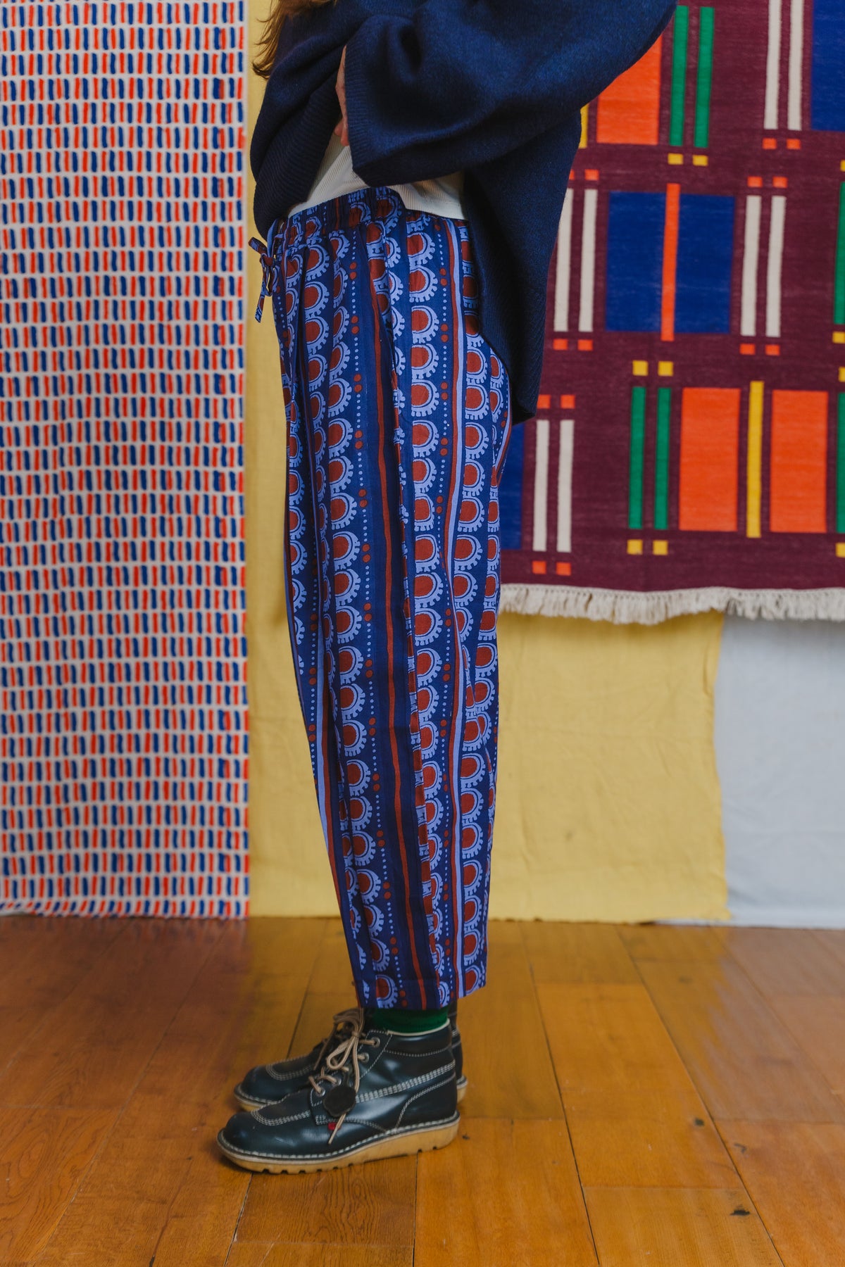Anko Trousers in 'Burgundy Bead'