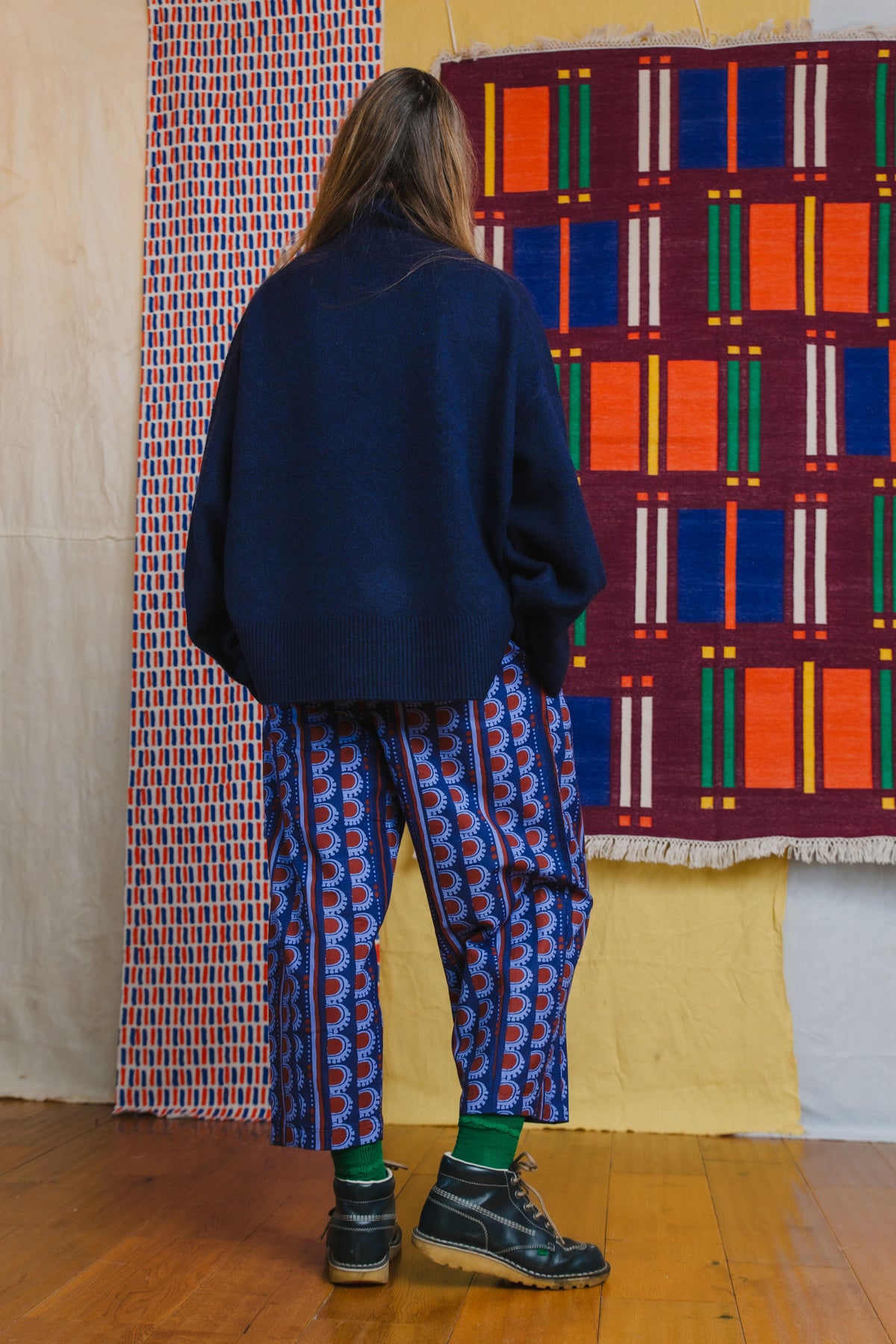 Anko Trousers in 'Burgundy Bead'