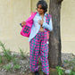 Anko Trousers in 'Pink Forest'