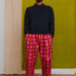 Anko Trousers in 'Plum Forest'