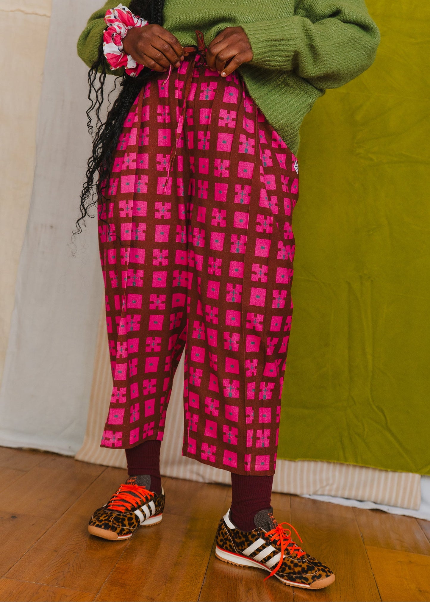 Anko Trousers in 'Plum Forest'