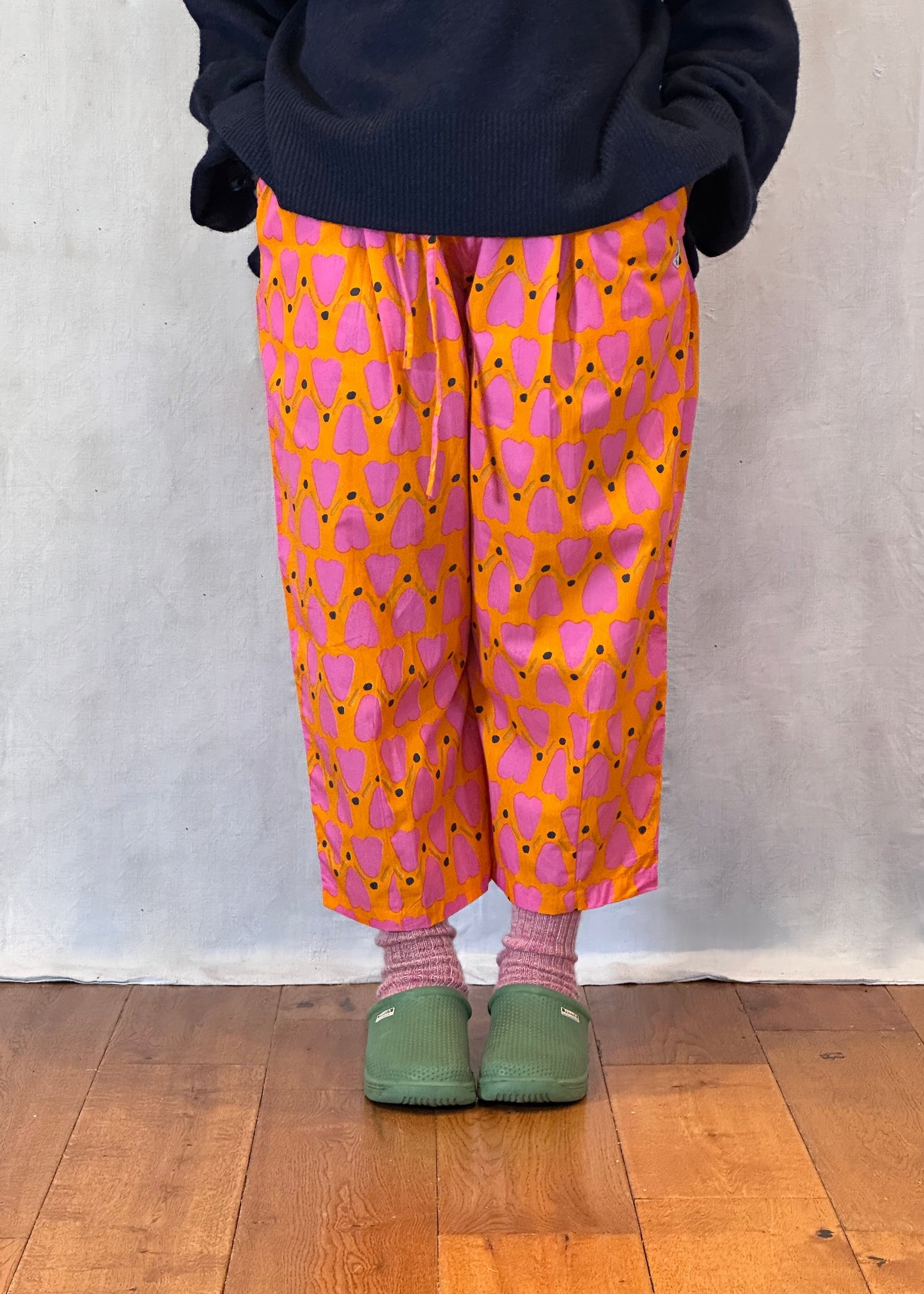 Anko Trousers in 'Orange Honey Heart'