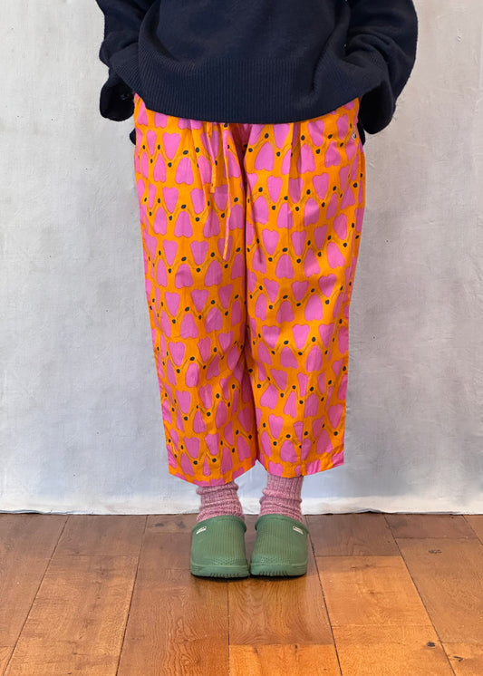 Anko Trousers in 'Orange Honey Heart'