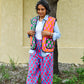 Anko Trousers in 'Blue Honey Heart'