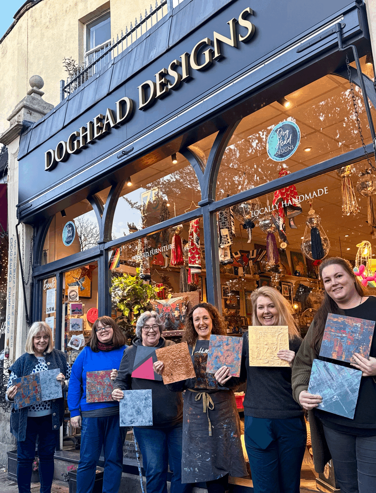 Pattern & Colour Workshop with Tristan Merriam of Doghead Designs and Annie Sloan brand ambassador