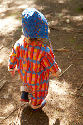 Kid's Playsuit in 'Battenburg' 0-6yrs