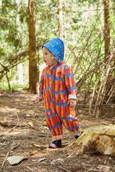 Kid's Playsuit in 'Battenburg' 0-6yrs