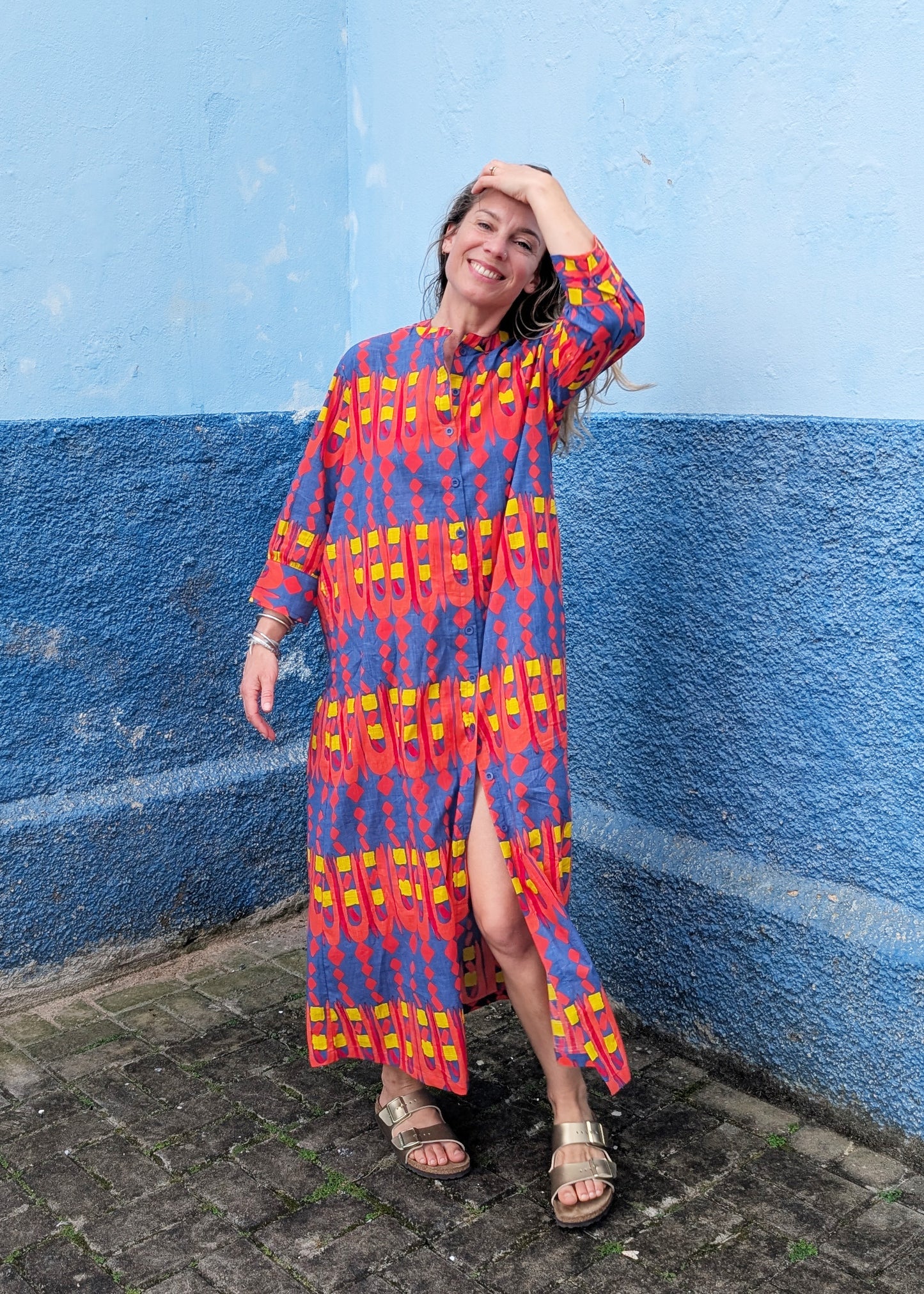 Beachy Gown in 'Waterfall'