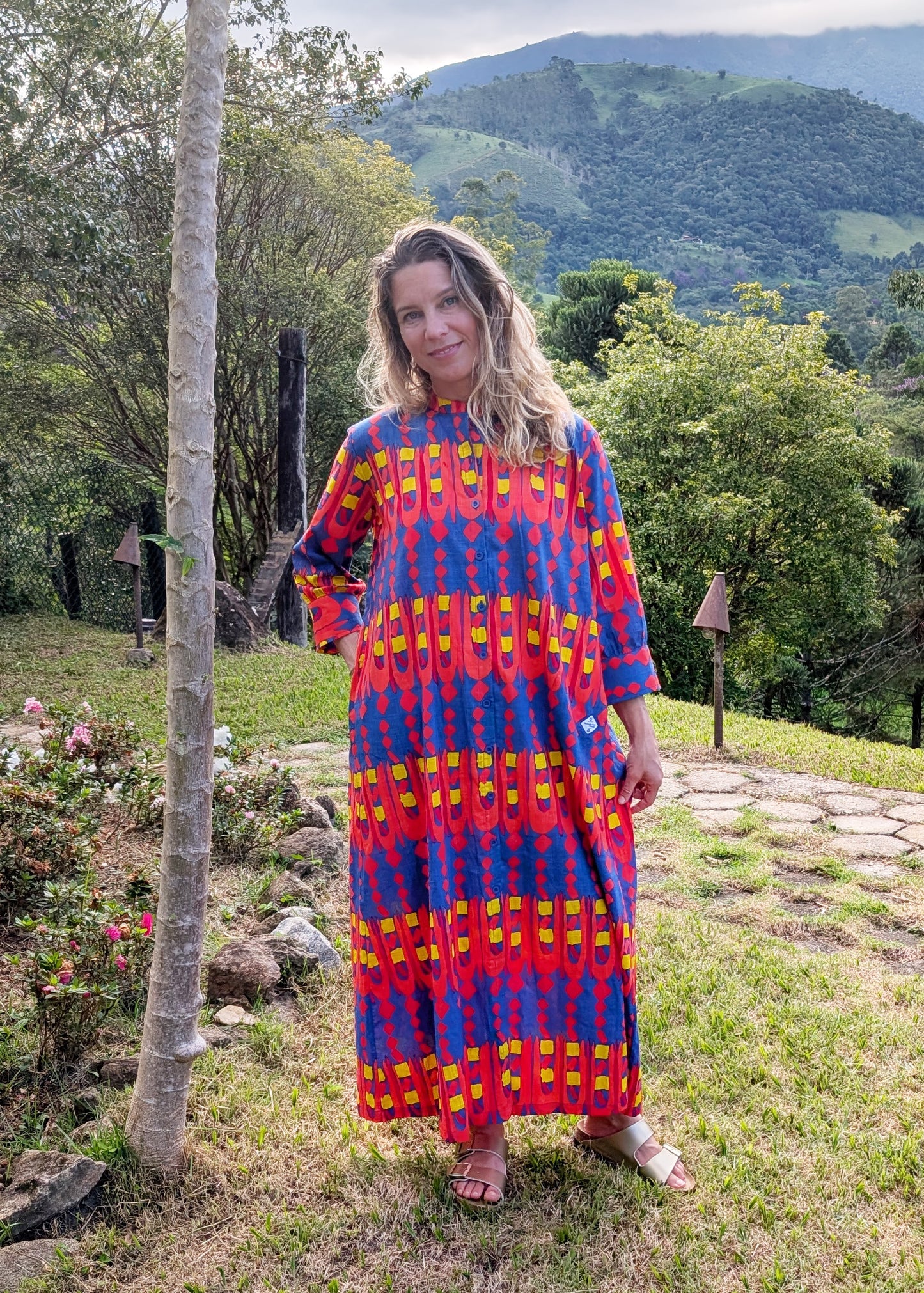 Beachy Gown in 'Waterfall'