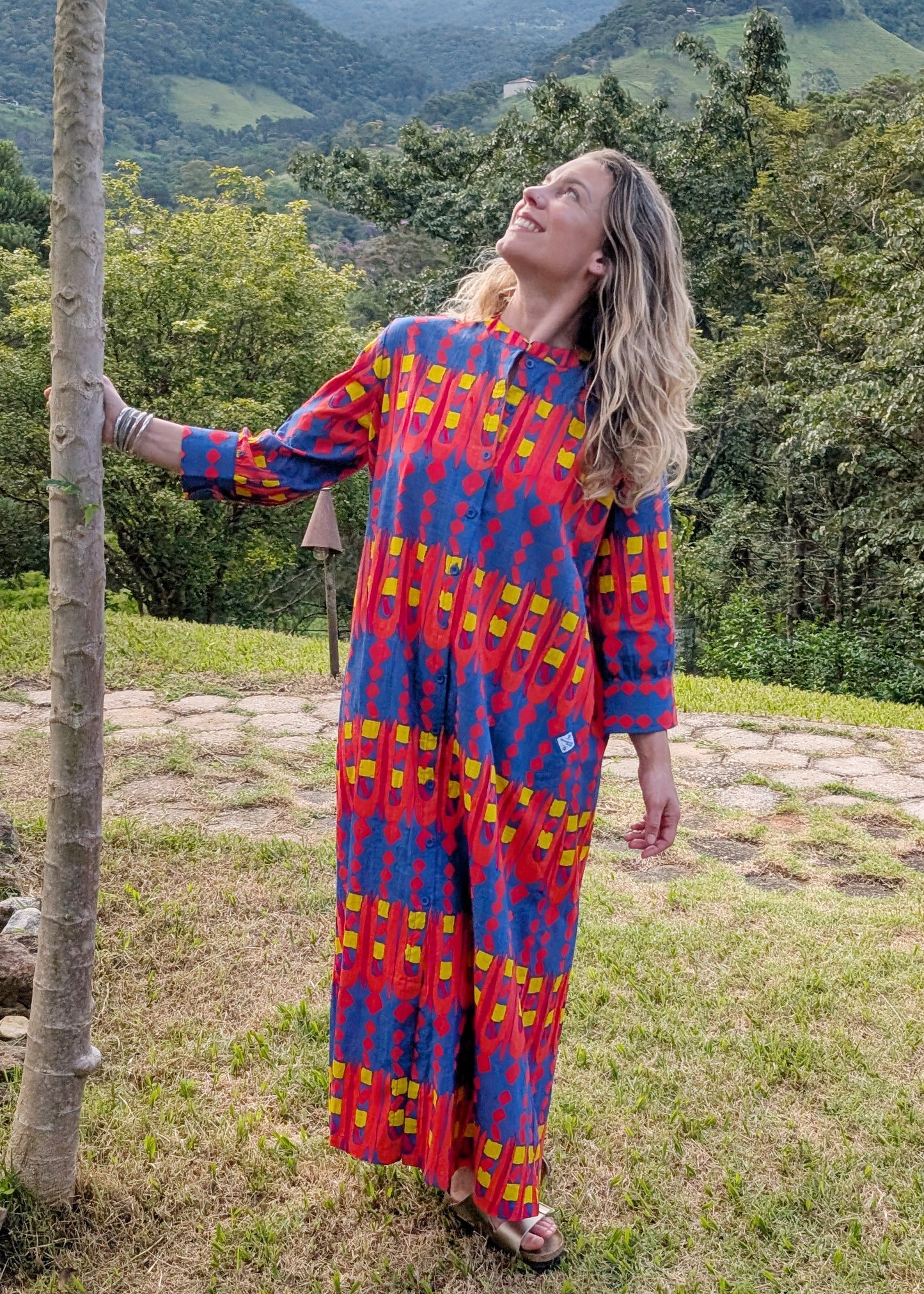 Beachy Gown in 'Waterfall'