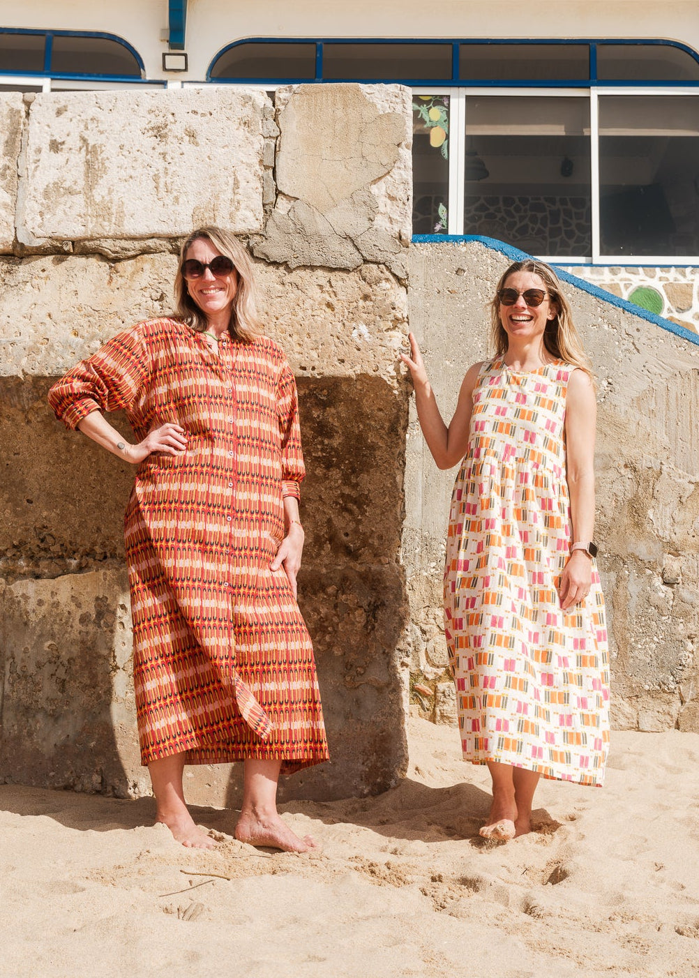 Beachy Gown  in 'Rainbow Stairs'