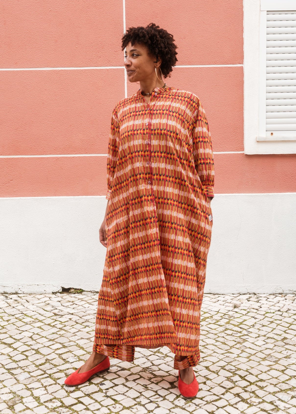 Beachy Gown  in 'Rainbow Stairs'