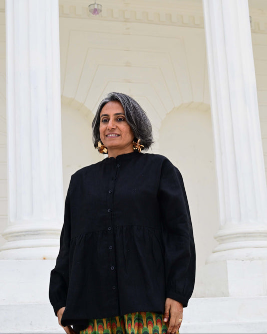 PRE-ORDER: Betty Blouse in 'Black'