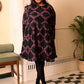 Party Frill Dress in 'Dashing Diamond on Black'