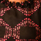 Party Frill Dress in 'Dashing Diamond on Black'