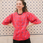 Bloom Blouse in 'Hot Pink Bric a Brac'