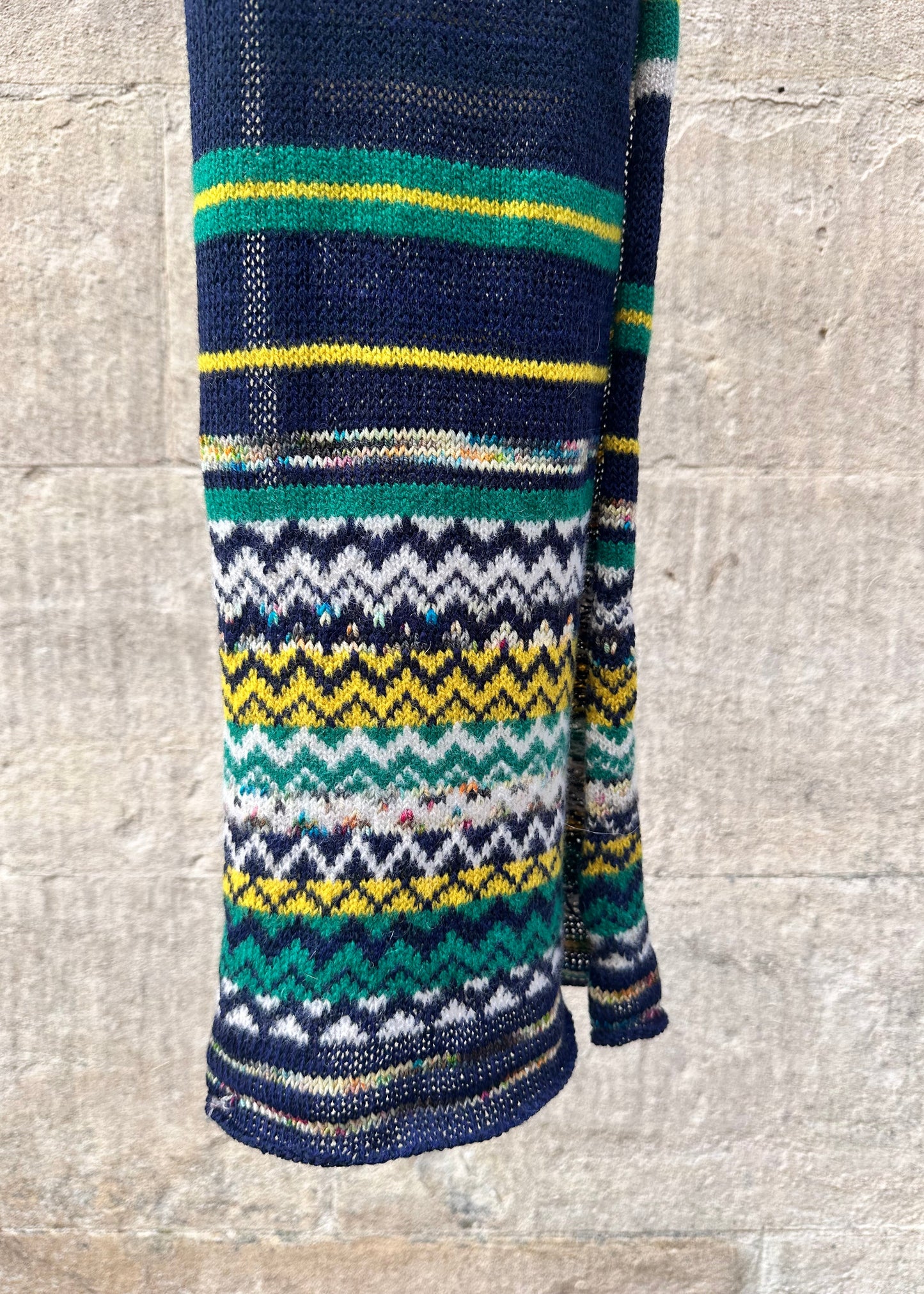 Set Lambswool Scarf: 'Multi Colour Chess'