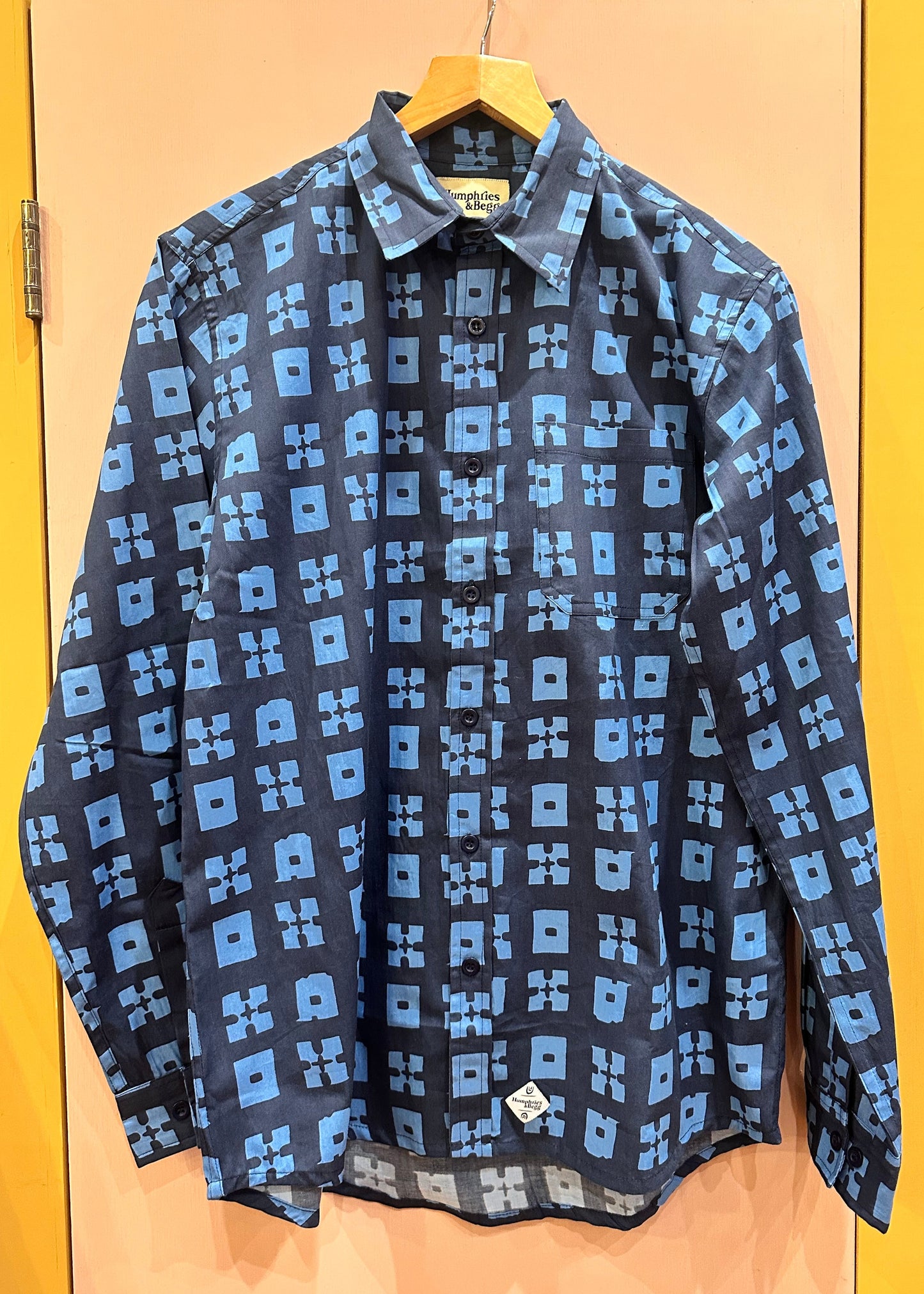 Robbie Shirt in ‘Indigo Check’