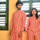 Pyjama Set in 'Crimson Tulip'