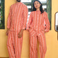 Pyjama Set in 'Crimson Tulip'