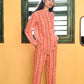 Pyjama Set in 'Crimson Tulip'